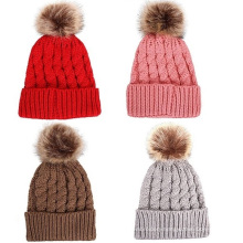 2016 Fashion Hand Knitted Wool Hat Cap Beanie